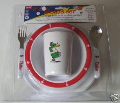 Philadelphia Phillies Baby Kids Dinner Set Gift