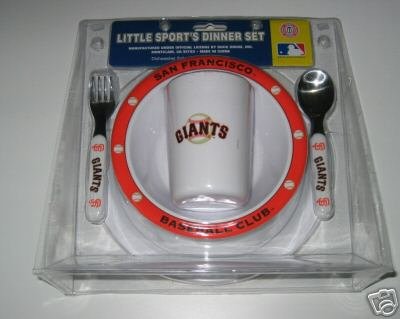 San Francisco Giants Baby Kids Dinner Set Gift