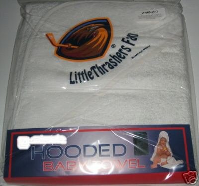 Atlanta Thrashers Hooded Baby Towel Beach Cover Up Gift