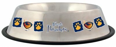 Atlanta Thrashers Pet Dog 32oz Stainless Steel Bowl Gift