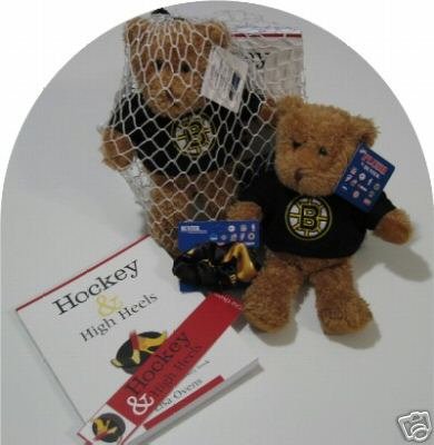 Boston Bruins Women's 4pc Hockey Gift Net Basket