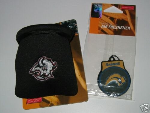 Buffalo Sabres Auto Car Pouch Organizer Air Freshener Set Gift