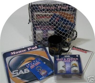 Buffalo Sabres 5pc Hockey Gift Net Basket