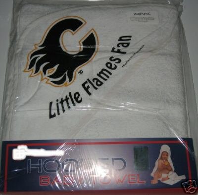 Calgary Flames Hooded Baby Towel Beach Cover Up Gift