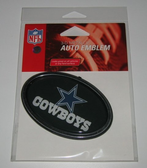 Dallas Cowboys 3-D Color Chrome Auto Car Emblem Gift