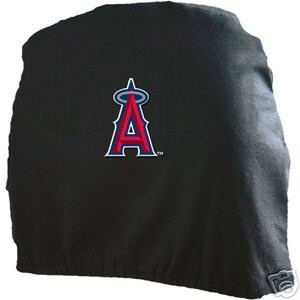 Los Angeles Angels Auto Car Head Rest Covers Set Gift