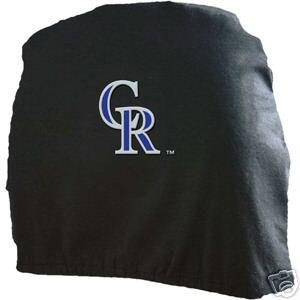 Colorado Rockies Auto Car Head Rest Covers Set Gift