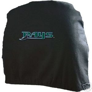 Tampa Bay Devil Rays Auto Car Head Rest Covers Set Gift