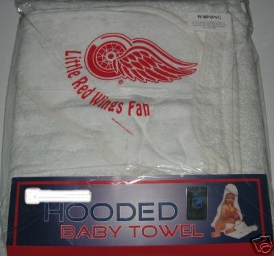 Detroit Red Wings Hooded Baby Towel Beach Cover Up Gift