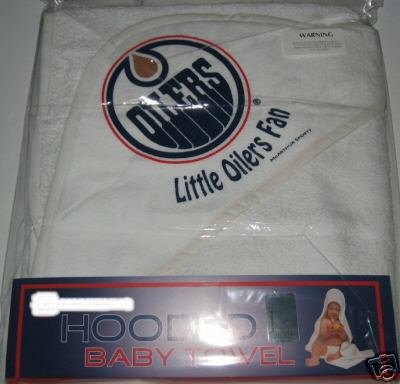 Edmonton Oilers Hooded Baby Towel Beach Cover Up Gift