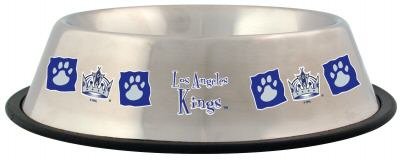 Los Angeles Kings 32oz Stainless Steel Pet Dog Food Water Bowl Gift