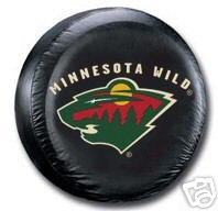 Minnesota Wild Black Spare Car Tire Cover Gift