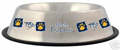 Nashville Predators 32oz Stainless Steel Pet Dog Food Water Bowl Gift
