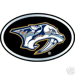 Nashville Predators 3-D Color Chrome Auto Car Emblem Gift