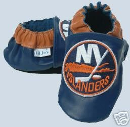 New York Islanders Leather Baby Shoes Booties 0-6 Months Gift