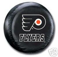 Philadelphia Flyers Black Spare Auto Car Tire Cover Gift