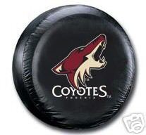 Phoenix Coyotes Black Spare Auto Car Tire Cover Gift