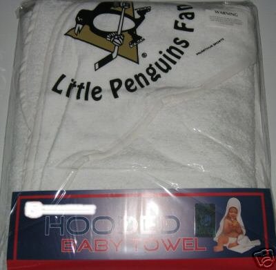 Pittsburgh Penguins Hooded Baby Towel Beach Cover Up Gift