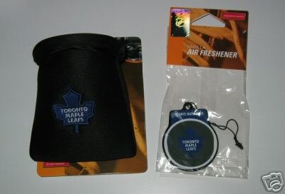 Toronto Maple Leafs Auto Car Pouch Organizer & Air Freshener Set Gift