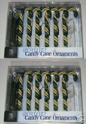 2 Sets Dallas Stars Candy Cane Christmas Ornaments Gift