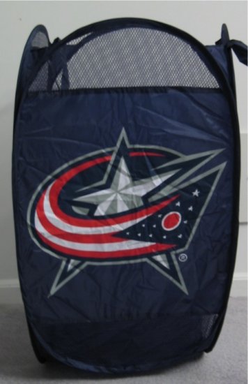 Columbus Blue Jackets Square Pop-Up Laundry Hamper Gift