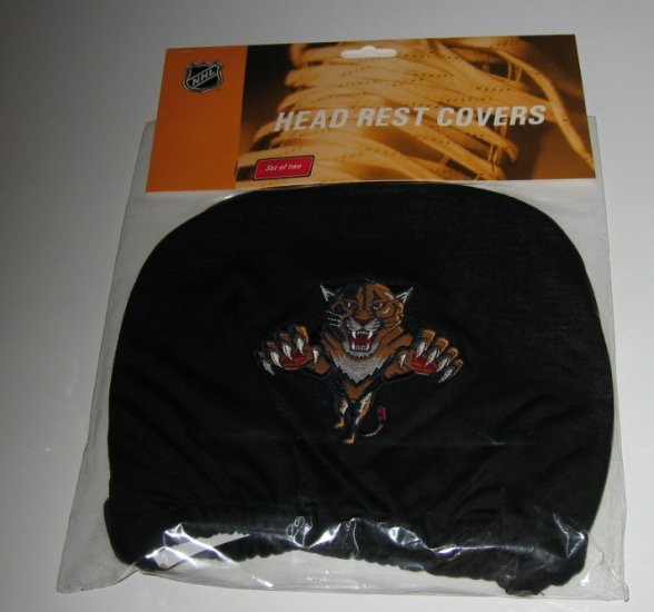 Florida Panthers Car Auto Head Rest Covers Set Gift