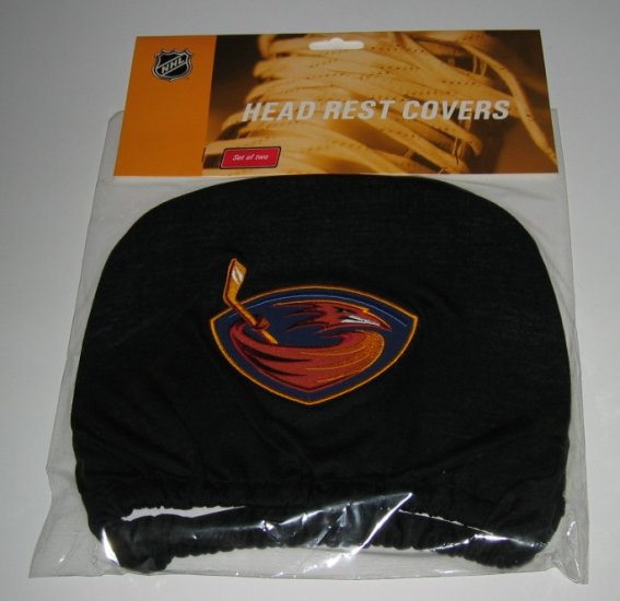 Atlanta Thrashers Car Auto Head Rest Covers Set Gift