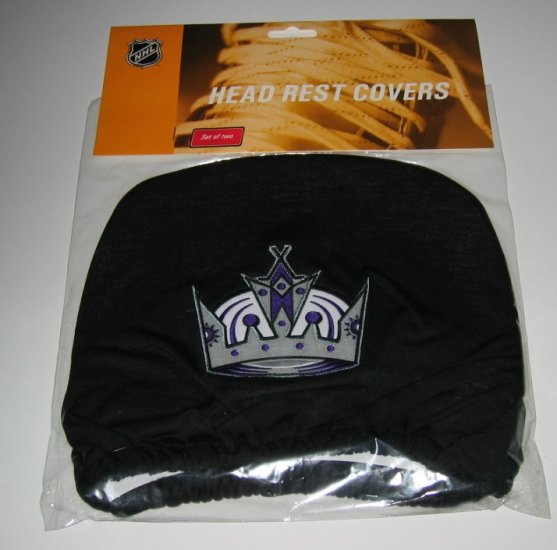 Los Angeles Kings Car Auto Head Rest Covers Set Gift