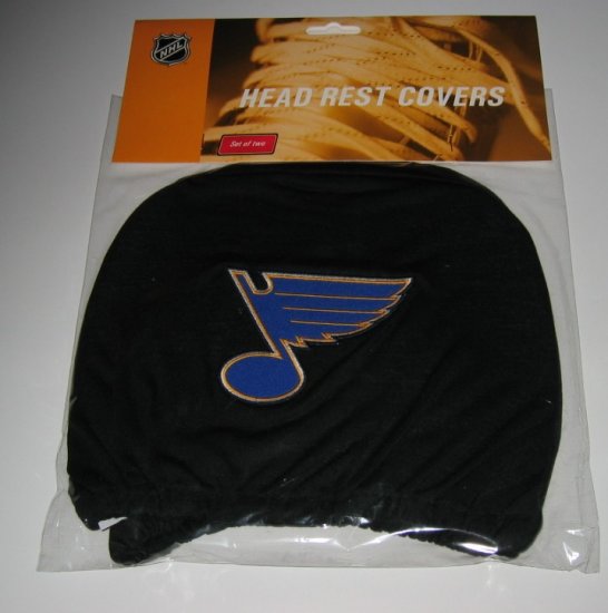 St. Louis Blues Car Auto Head Rest Covers Set Gift