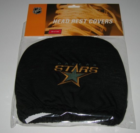 Dallas Stars Car Auto Head Rest Covers Set Gift