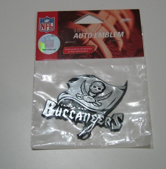 Tampa Bay Buccaneers Chrome Auto Car Emblem Gift