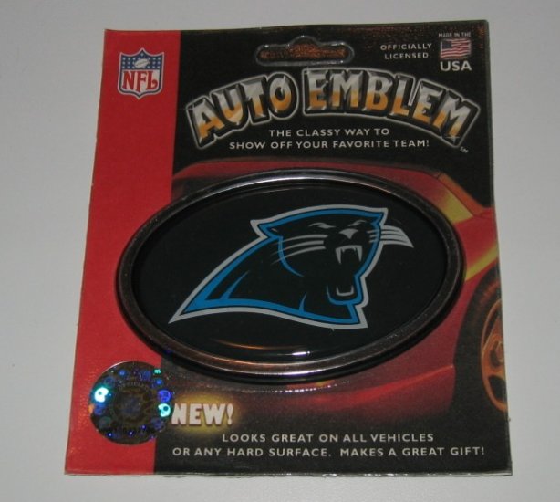 Carolina Panthers 3-D Color Chrome Auto Car Emblem Gift