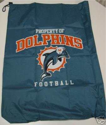 Miami Dolphins Laundry Bag Travel Sack Gift