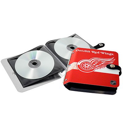 Detroit Red Wings Littlearth Rock-n-Road CD DVD Holder Gift