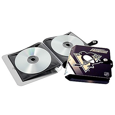 Pittsburgh Penguins Littlearth Rock-n-Road CD DVD Holder Gift