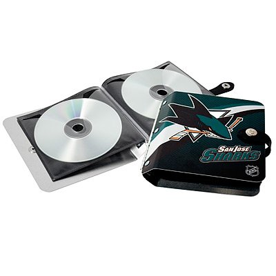 San Jose Sharks Littlearth Rock-n-Road CD DVD Holder Gift