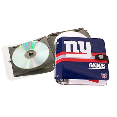 New York Giants Littlearth Rock-n-Road CD DVD Holder Album Gift