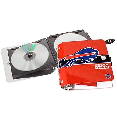 Buffalo Bills Littlearth Rock-n-Road CD DVD Holder Case Gift