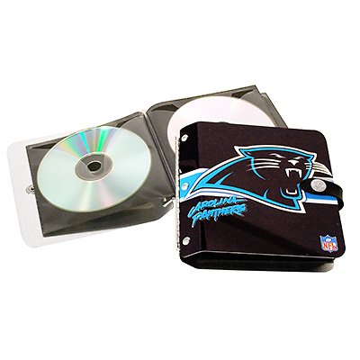 Carolina Panthers Littlearth Rock-n-Road CD DVD Holder Case Gift