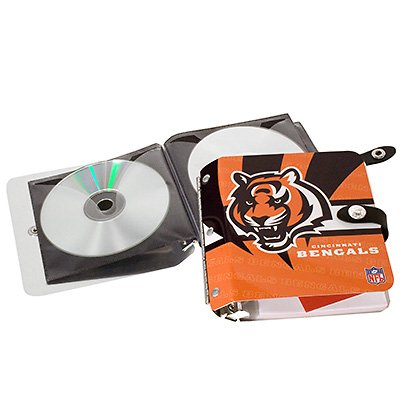 Cincinnati Bengals Littlearth Rock-n-Road CD DVD Holder Case Gift