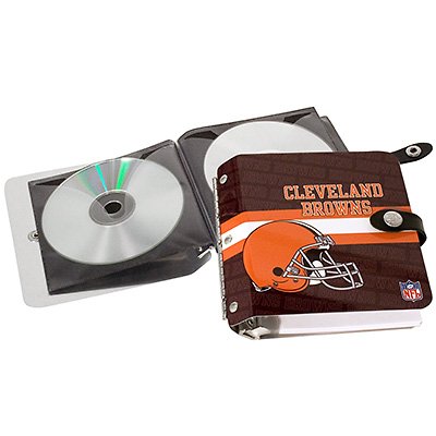 Cleveland Browns Littlearth Rock-n-Road CD DVD Holder Case Gift