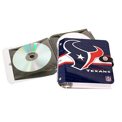 Houston Texans Littlearth Rock-n-Road CD DVD Holder Case GIft