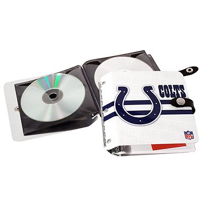 Indianapolis Colts Littlearth Rock-n-Road CD DVD Holder Case Gift