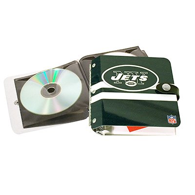 New York Jets Littlearth Rock-n-Road CD DVD Holder Case Gift