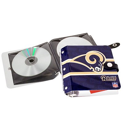St. Louis Rams Littlearth Rock-n-Road CD DVD Holder Case Gift