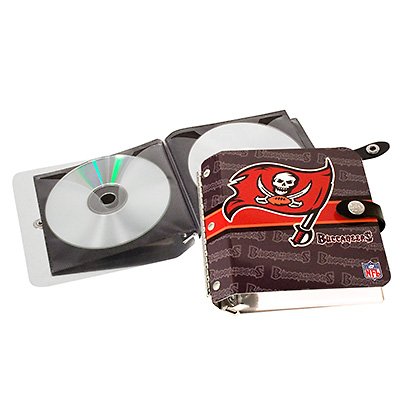 Tampa Bay Buccaneers Littlearth Rock-n-Road CD DVD Holder Case Gift