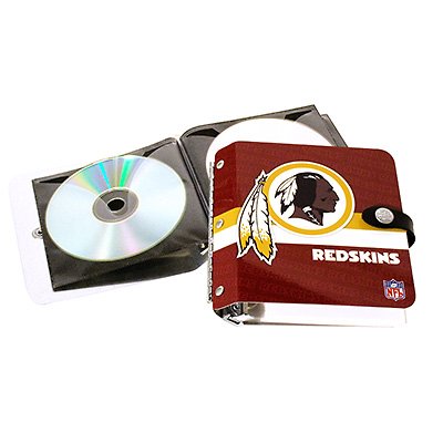 Washington Redskins Littlearth Rock-n-Road CD DVD Holder Case Gift