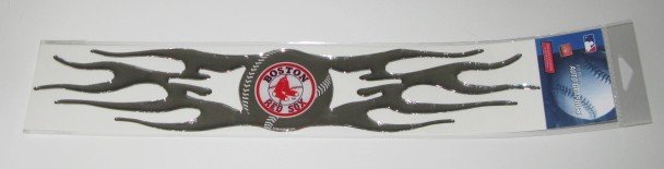 Boston Red Sox Auto Car Chrome Graphic Emblem Flames Gift