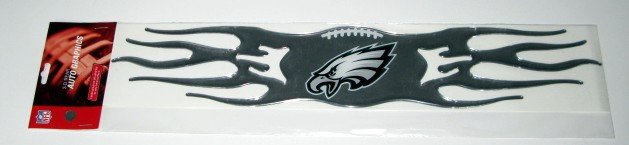 Philadelphia Eagles Auto Car Chrome Graphic Emblem Flames Gift