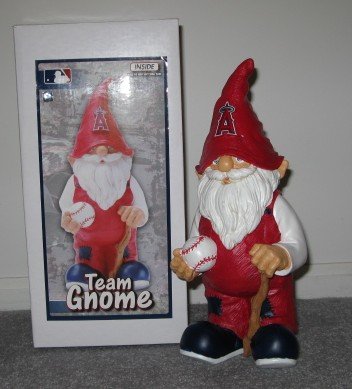Los Angeles Angels Baseball Garden Gnome Figure Indoor/Outdoor Gift
